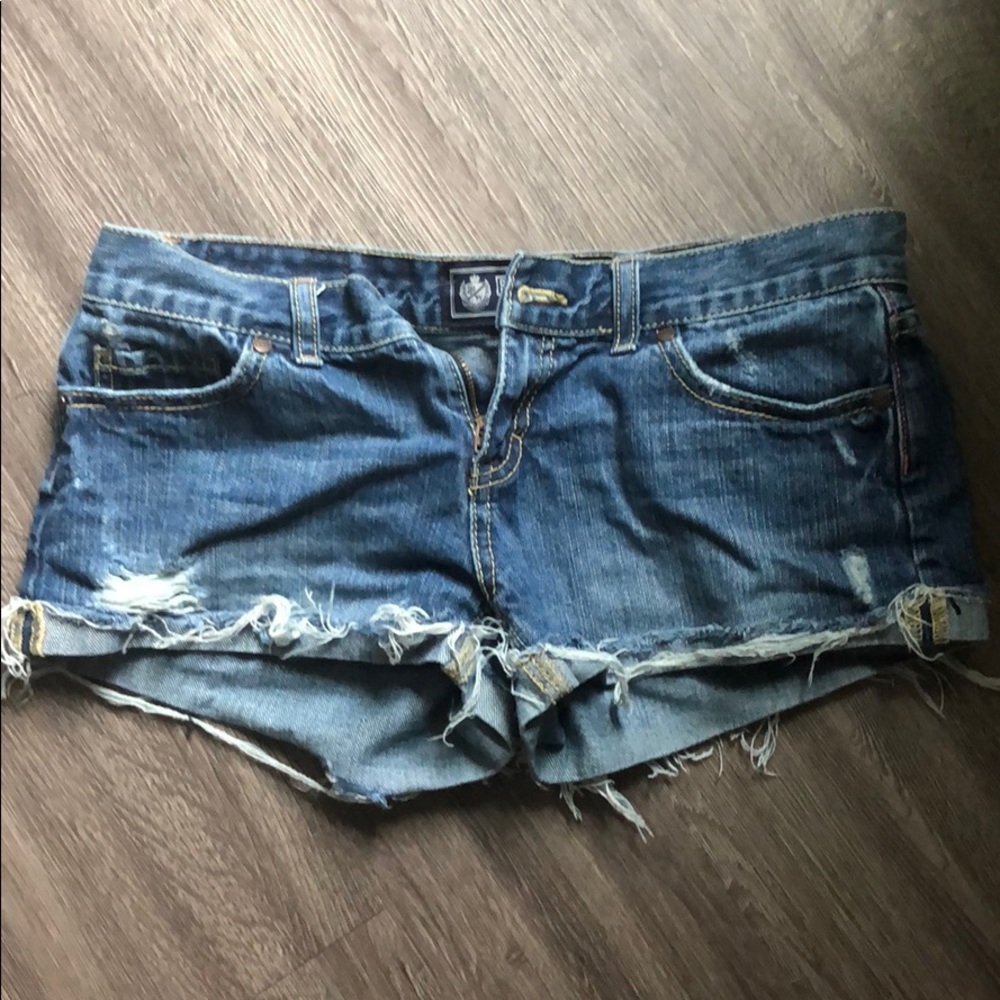 Pink Jean Shorts